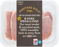 British Outdoor Bred Pork Loin Medallions