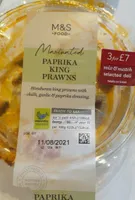 Paprika king prawns