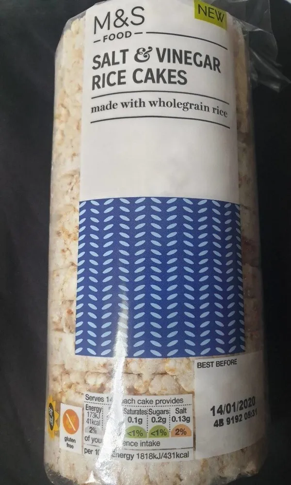 Rice cakes salt & vinegar