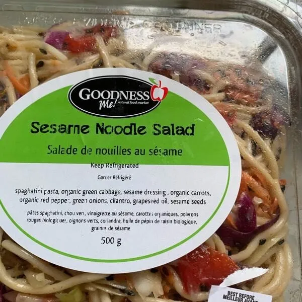 Sesame  noodles salad