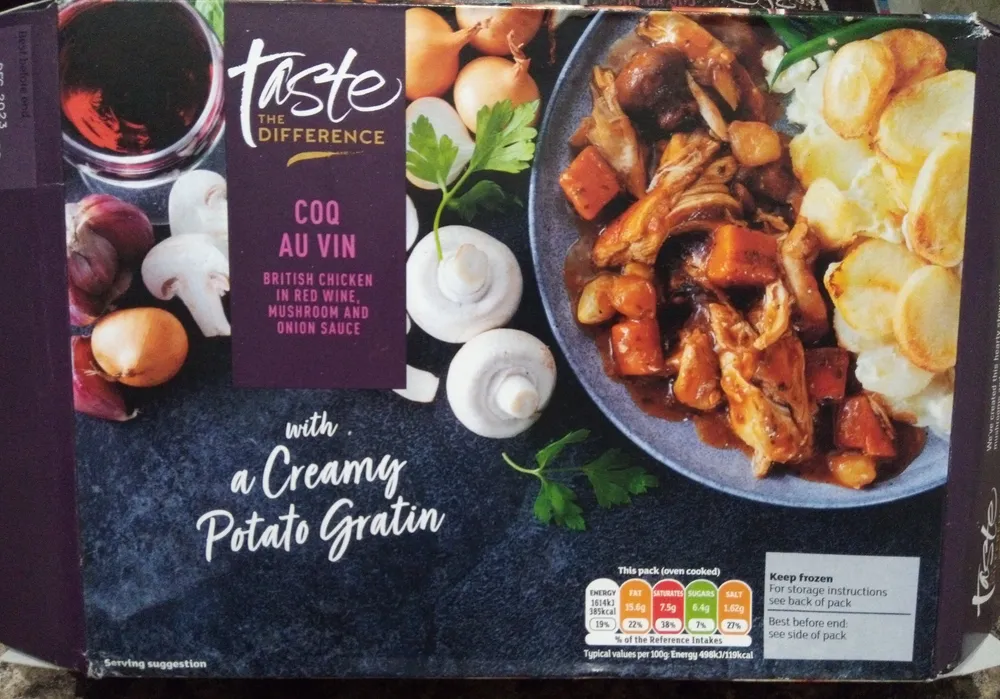 Taste the difference Coq au vin