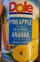 Ananas au sirop en boite