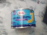 Crushed pineapple in heavy syrup