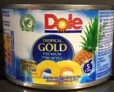 Tropical Gold Pineapple slices in 100% pineapple juice
