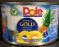 Tropical Gold Pineapple slices in 100% pineapple juice