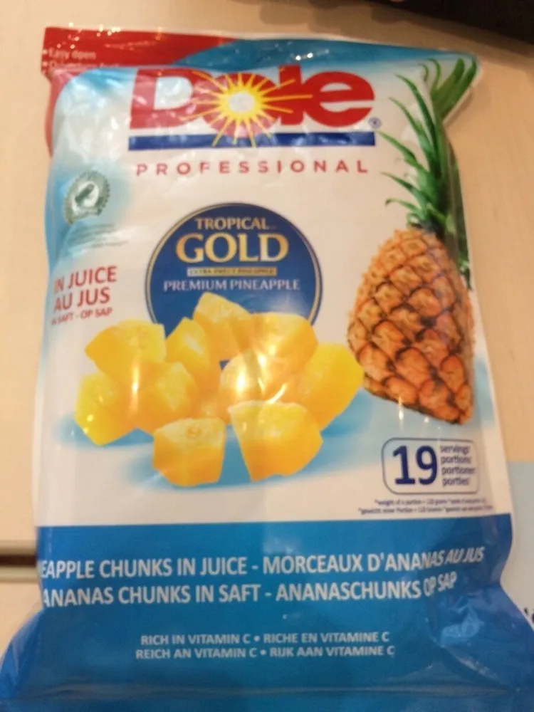 Morceaux ananas au jus
