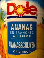 Ananas en tranches au sirop