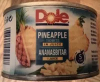 Ananasbitar i juice