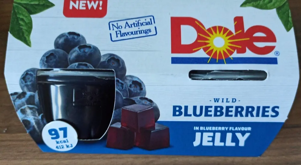 Wild blueberries in jelly