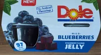 Wild blueberries in jelly