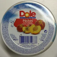 Pêches au sirop léger