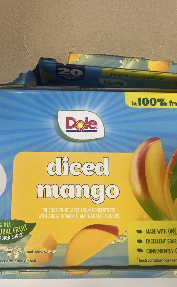 diced mango