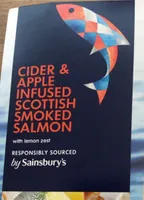Cider & Apple infused scotish smoked salmon