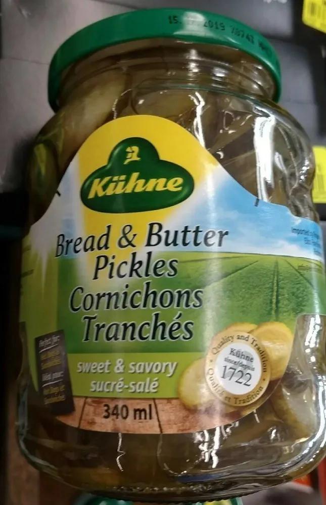 Cornichons tranchés