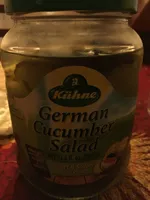 Sweet & savory hand picked german cucumber salad