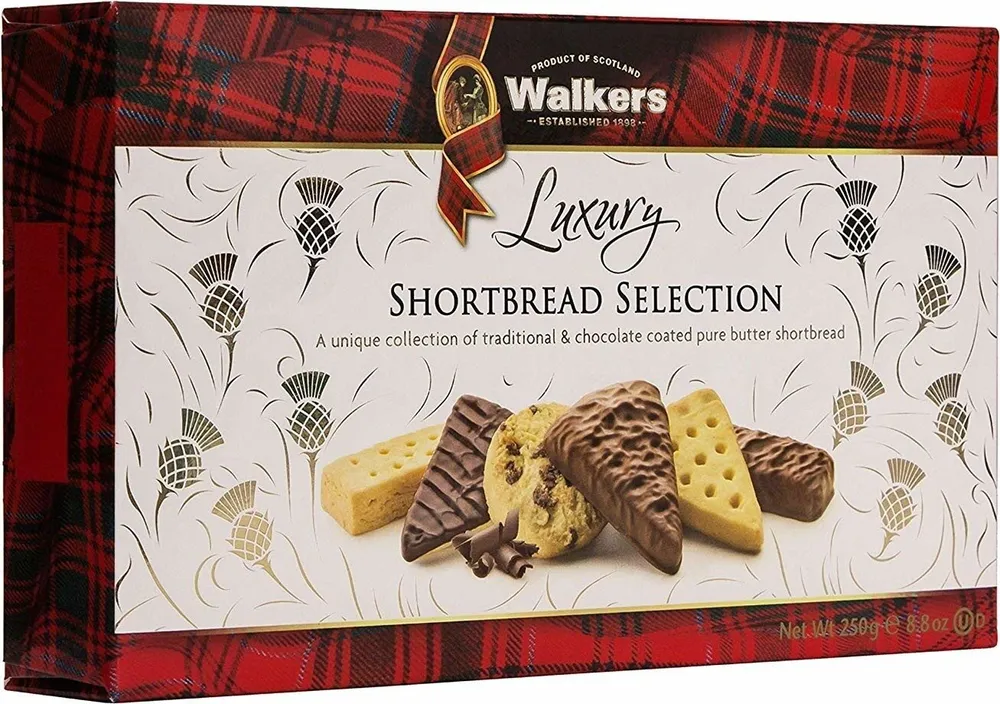 Chocolate shortbread assortment