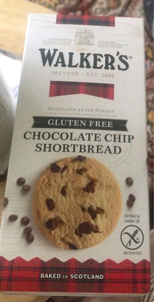 Gluten free Chocolate chip shortbread