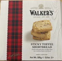 Sticky toffee shortbread