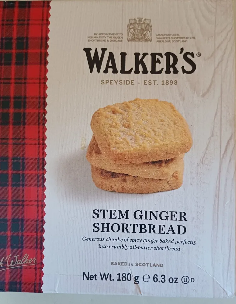 Stem Ginger Shortbread