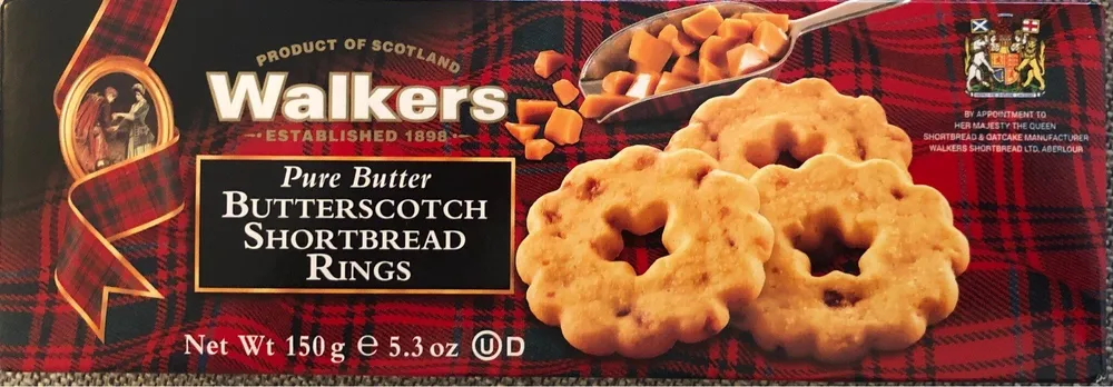 Pure Butter Butterscotch Shortbread Rings