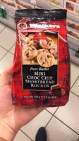 Shortbread mini rounds chocolate chip