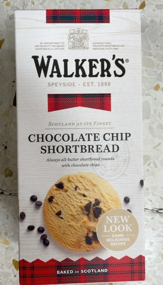 Chocolate chip shortbread