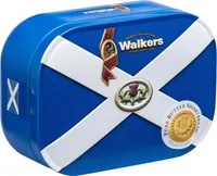 Saltire shortbread rounds tin