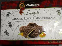 Ginger royals shortbread x 12
