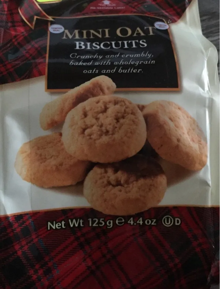 Mini oat biscuits