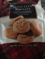 Mini oat biscuits