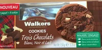 Cookies trois chocolats