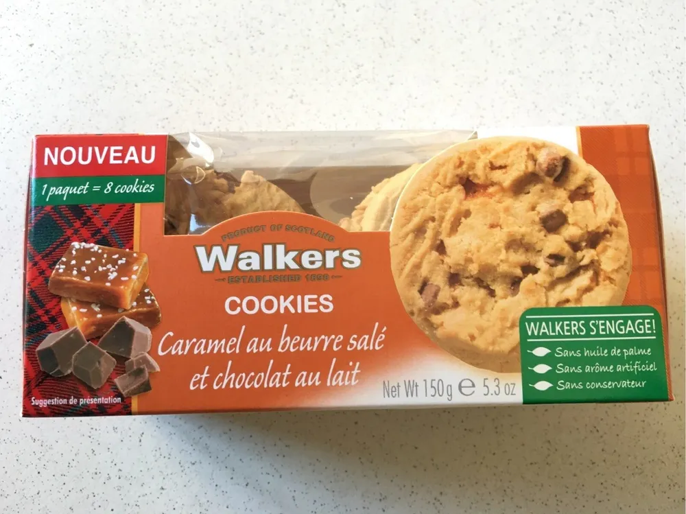 Cookies chocolat caramel beurre salé