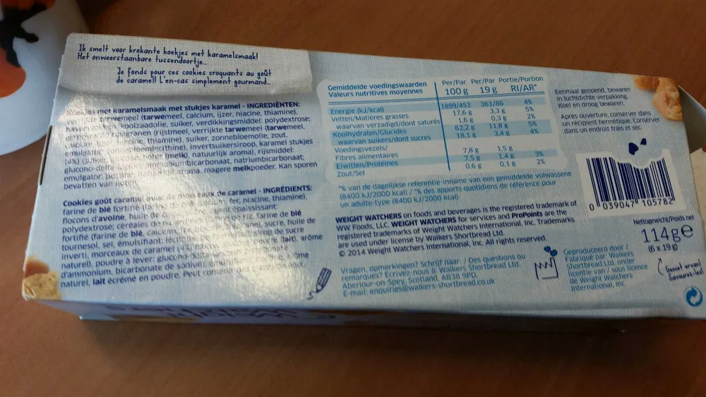 Cookies au caramel