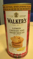Walker's lemon cheesecake shortbread all butter