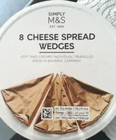 8 Cheese Spread Wegdes