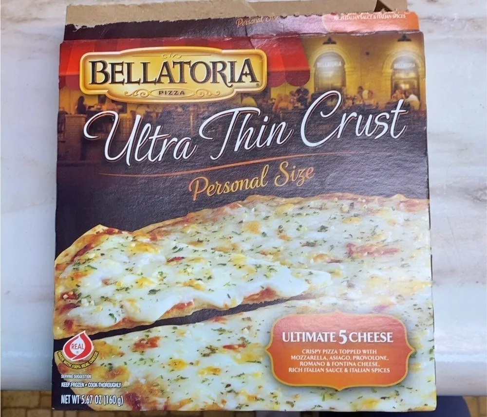 Ultra Thin Crust Ultimate 5 Cheese Personal Size