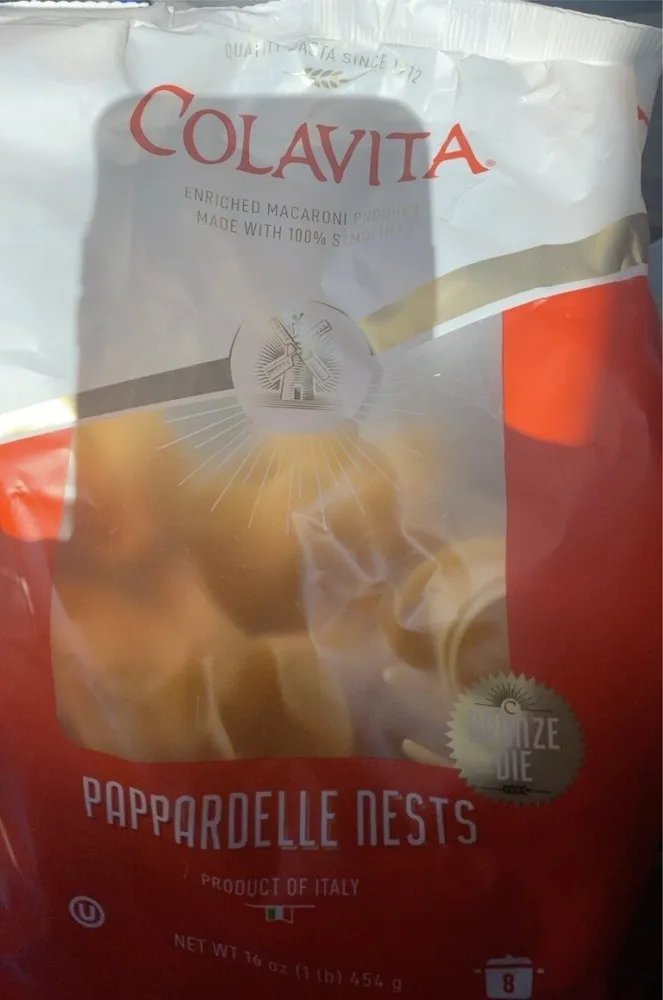 Pappardelle nests