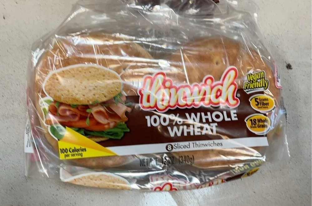 Thinwich whole wheat sliced bread