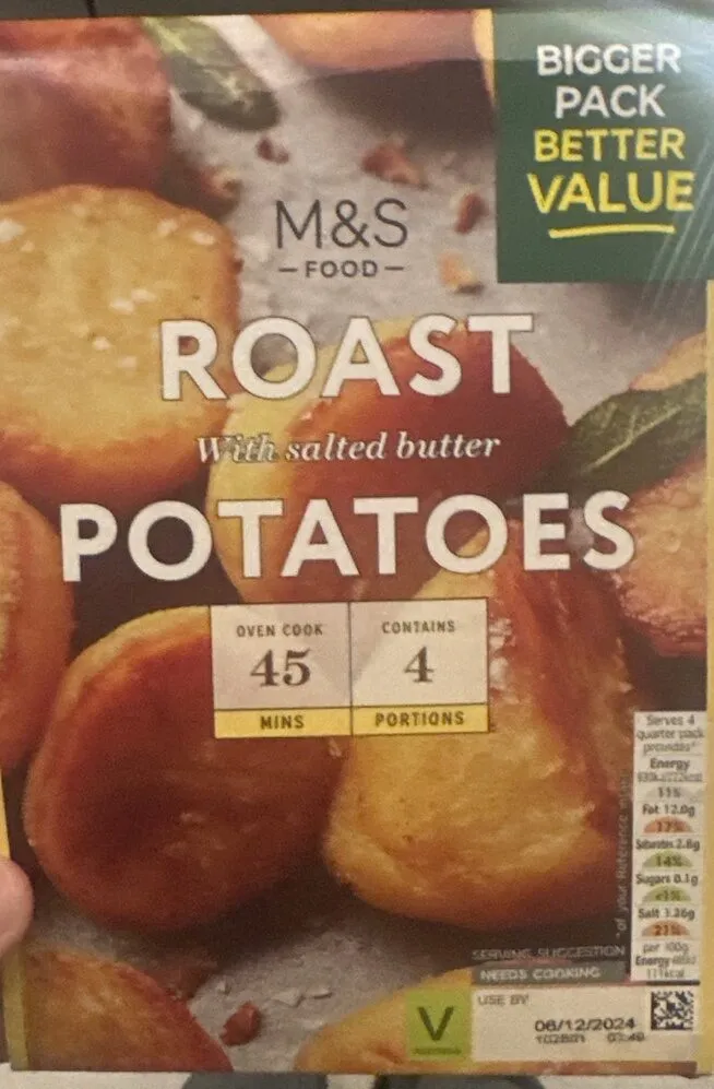 Roast Potatoes With Salted Butter