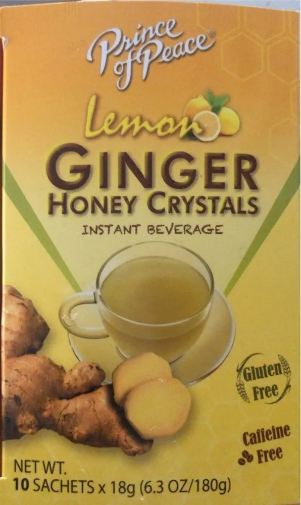 Lemon Ginger Honey Crystals Instant Beverage