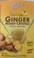 Lemon Ginger Honey Crystals Instant Beverage