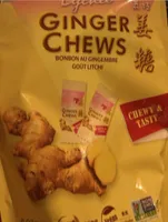 Bonbon au gingembre goût litchi