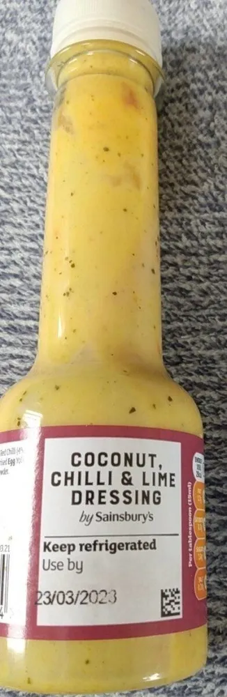 Coconut, chilli & lime dressing