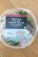 Tomato & Italian cheese salad with a balsamic vinegar dressing