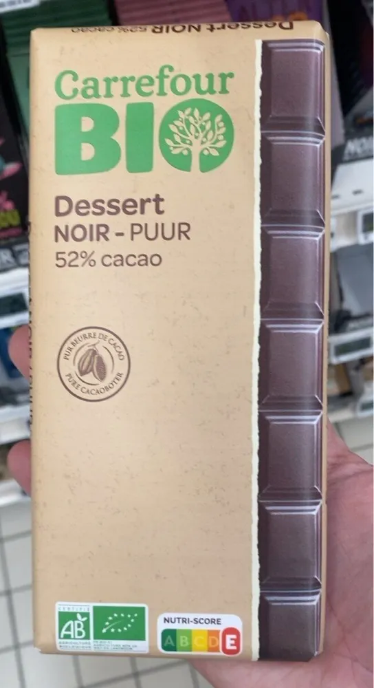 Dessert noir - Puur 52% cacao