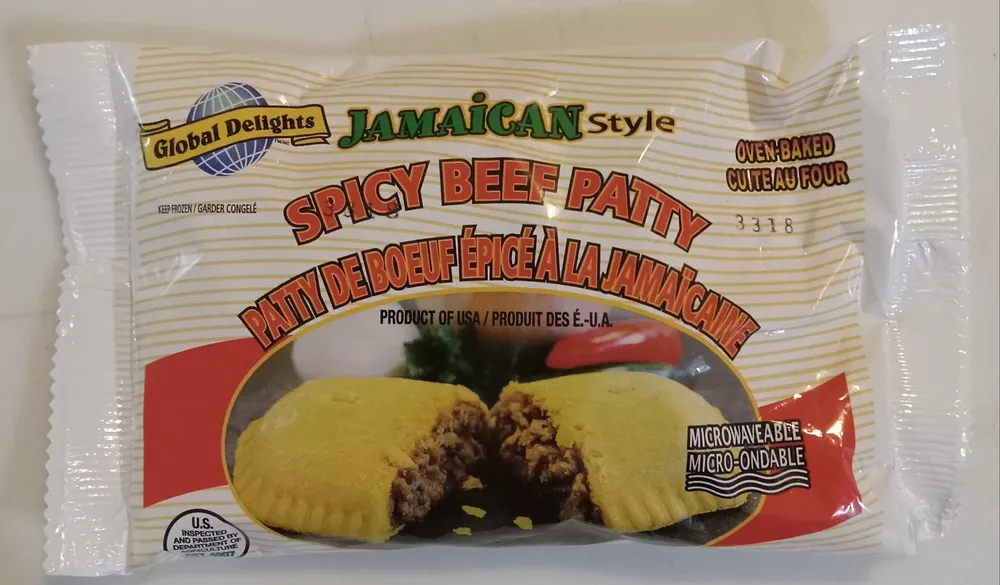 Jamaican Style Spicy Beef Patty