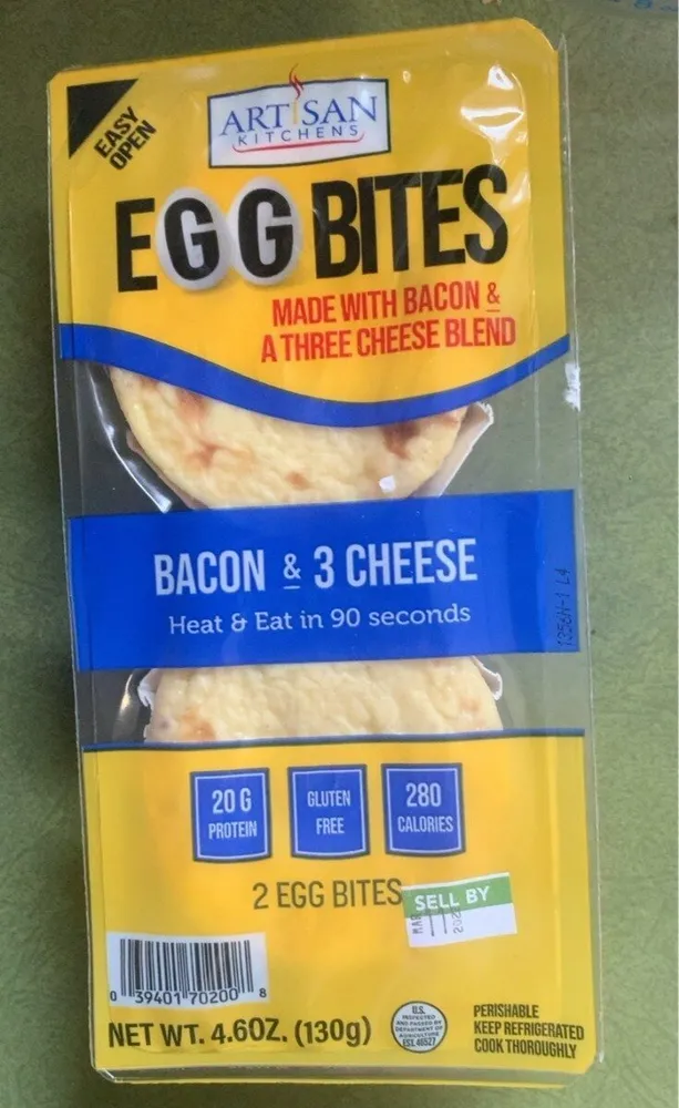 Bacon & 3 Cheese Egg Bites