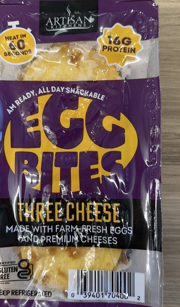 Egg bites three cheese
