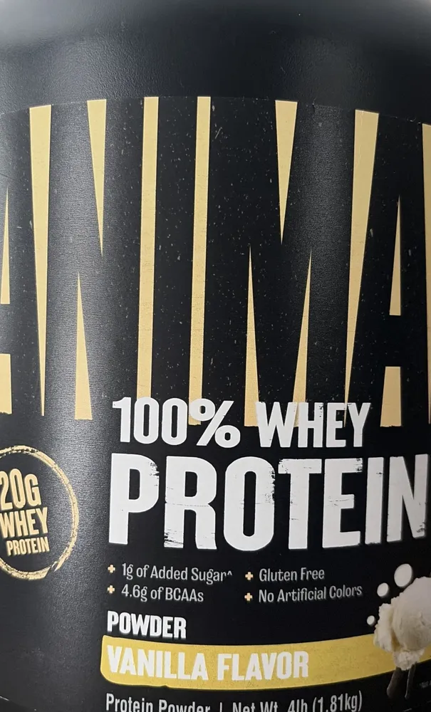100% Whey Protein Vanilla Flavor Protein Powder