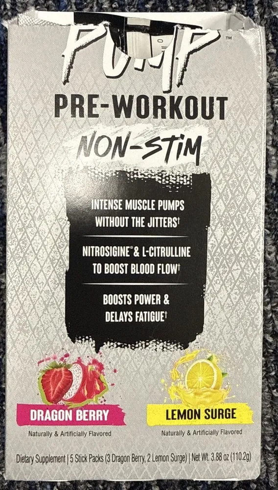 Pump Pre-Workout, Non-Stim